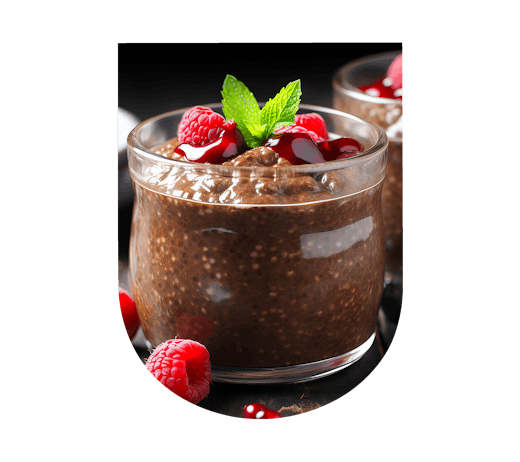 Food and wine pairing: chocolate pudding